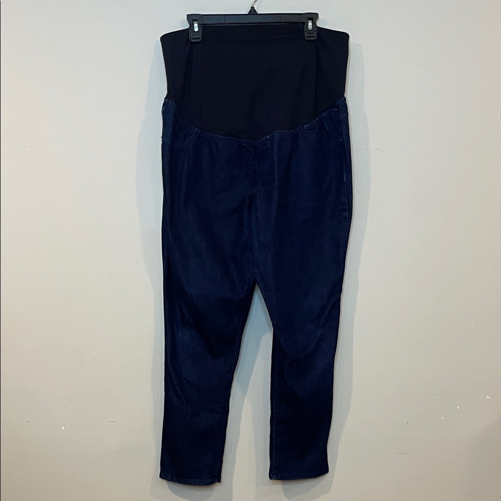 Isabel Maternity by Ingrid & Isabel Black and Blue Maternity Jeans